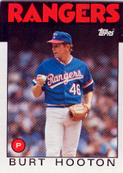 1986 Topps Baseball Cards      454     Burt Hooton